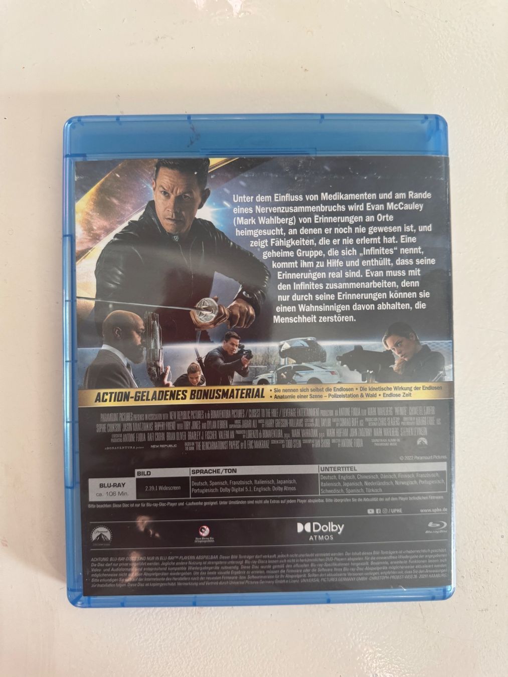 Alle DVDs: INFINITE: LEBE UNENDLICH. (BLU-RAY) – Gebraucht aus Basel von san_2qlq 1