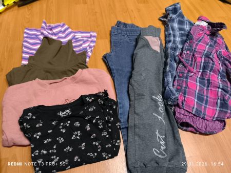 Kinderkleider-Paket Mädchen, Grösse 110/116