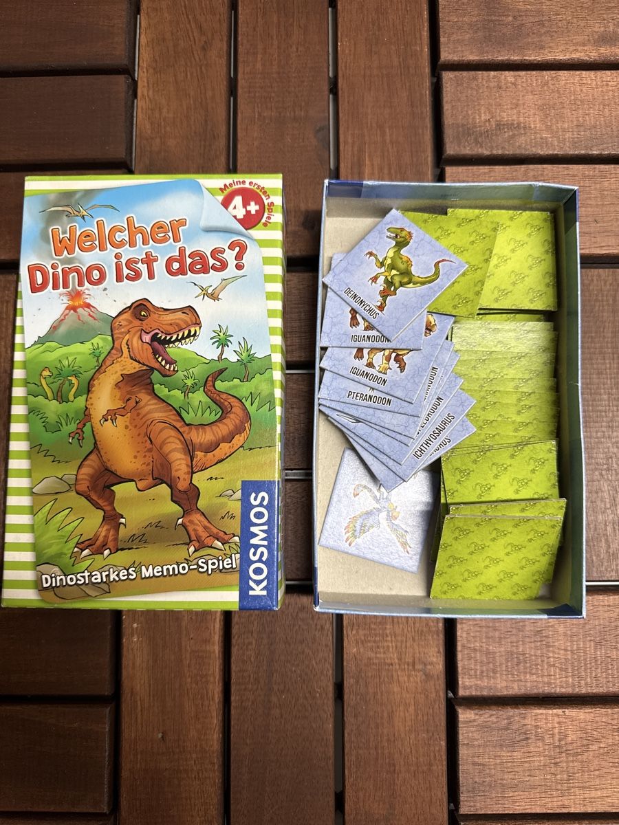 Kosmos "Welcher Dino ist das?" Memo Spiel für Kinder ab 4 (Gebraucht Motiv 