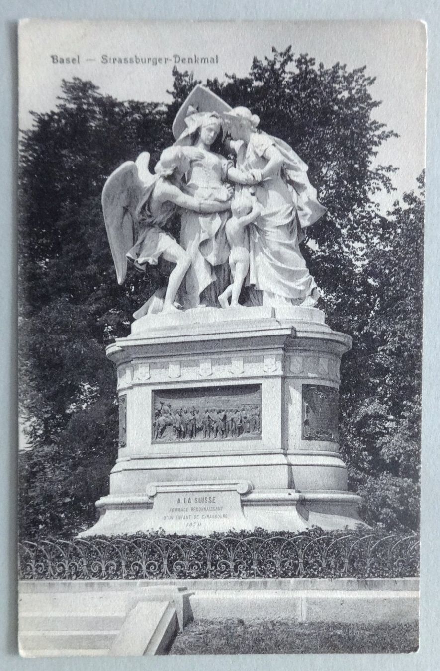 Cartoline postali: Basel - Strassburger-Denkmal – Usato da Fétigny venduto da Billy2miny