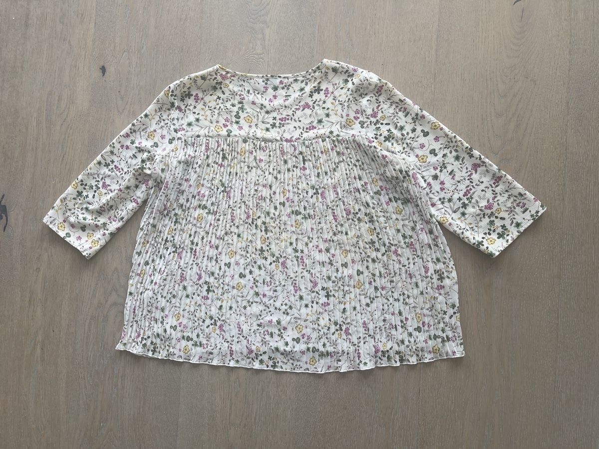 Liu Jo Camicette: Liu-Jo Bluse, Gr. 38/40 Blumenmuster, helles beige – Usato da Meilen venduto da Golfer04 2
