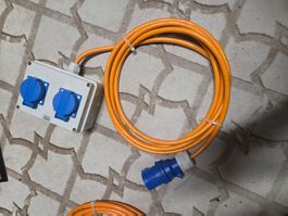 Spälti Verteilerkasten mit Kabel CEE 16a 2x T23