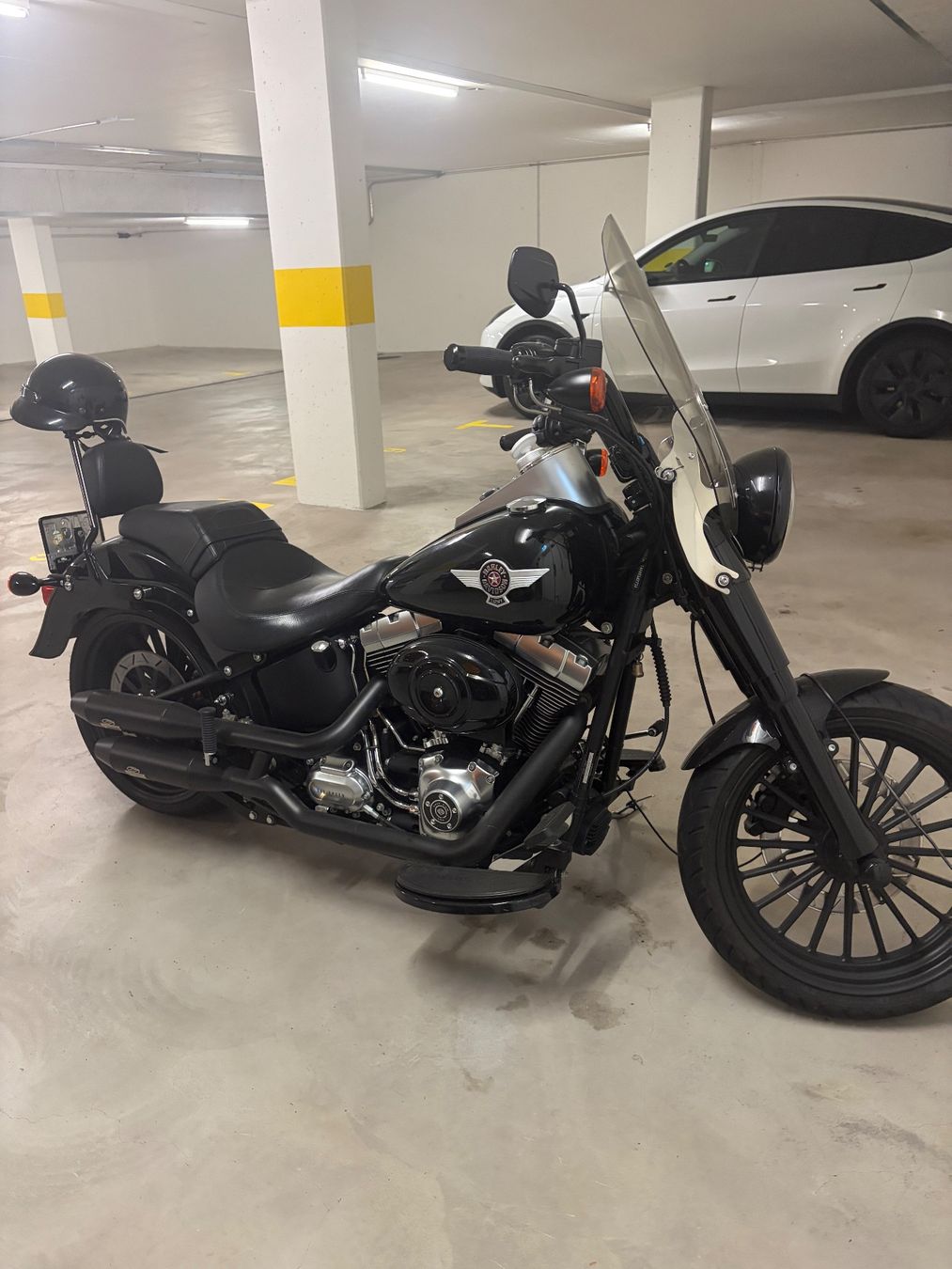 Harley-Davidson Chopper: Wunderschöne Fatboy wie neu! – Usato da Wettingen venduto da jim_h2xg