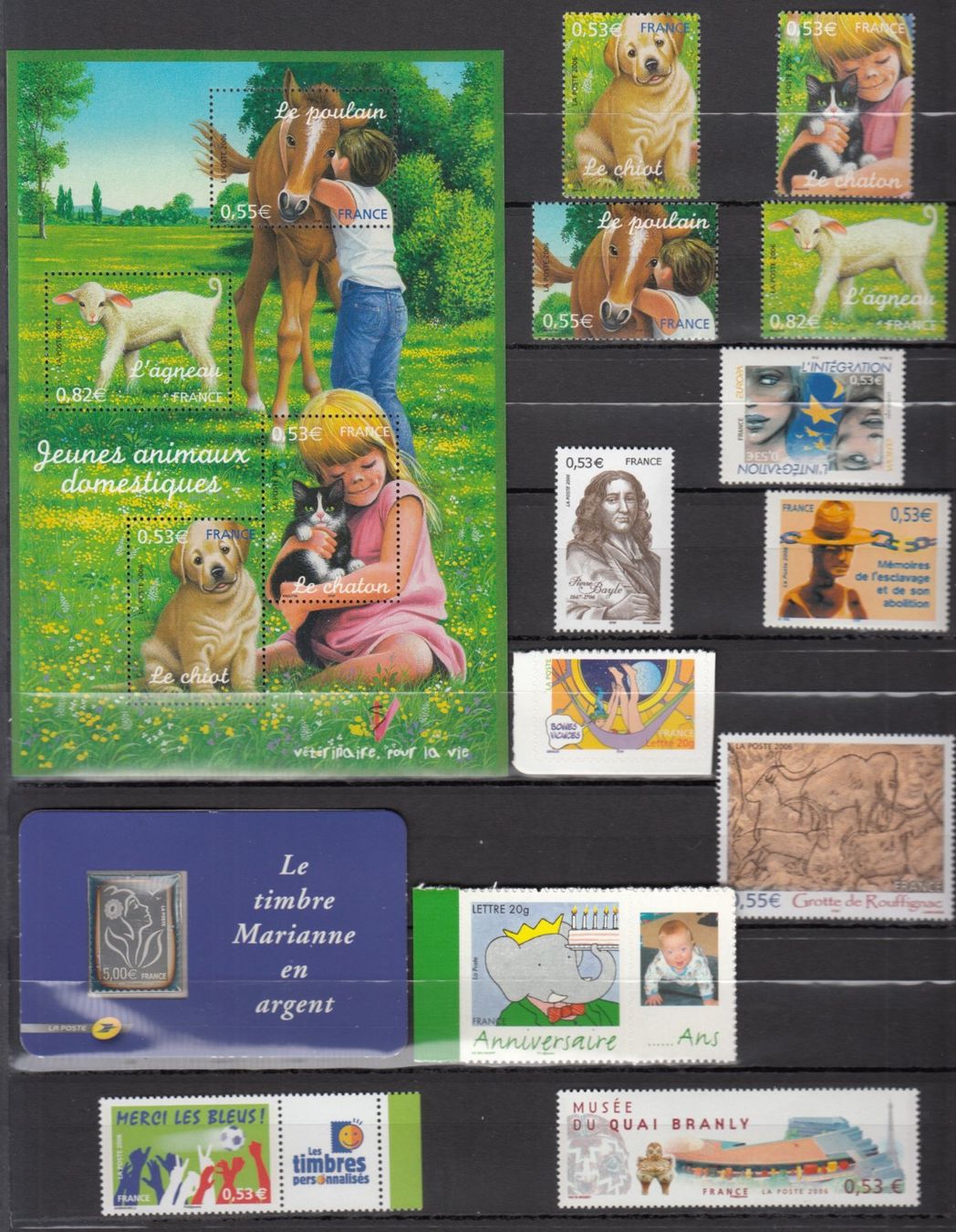 Tous les timbres: Frankreich 2006 postfrisch – D'occasion à Bürglen TG par StampGraf 8