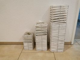 Handgewebte Kerzenhalter / Windlicht / Laterne