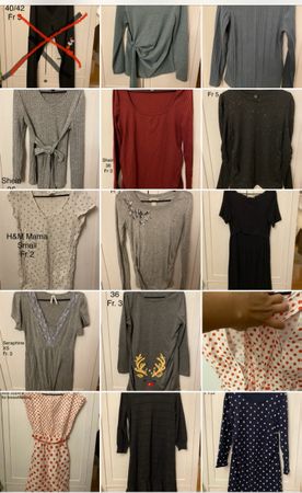 13 Pregnancy Breastfeeding Tops & Dresses size 36 Small