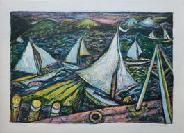 Leo MAILLET (1902-1990) - Farblithographie