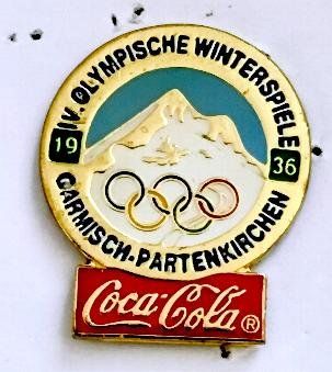 Coca-Cola Plaketten & Abzeichen: Coca-Cola Olympia Pin – Gebraucht aus Pfäffikon ZH von Colacity