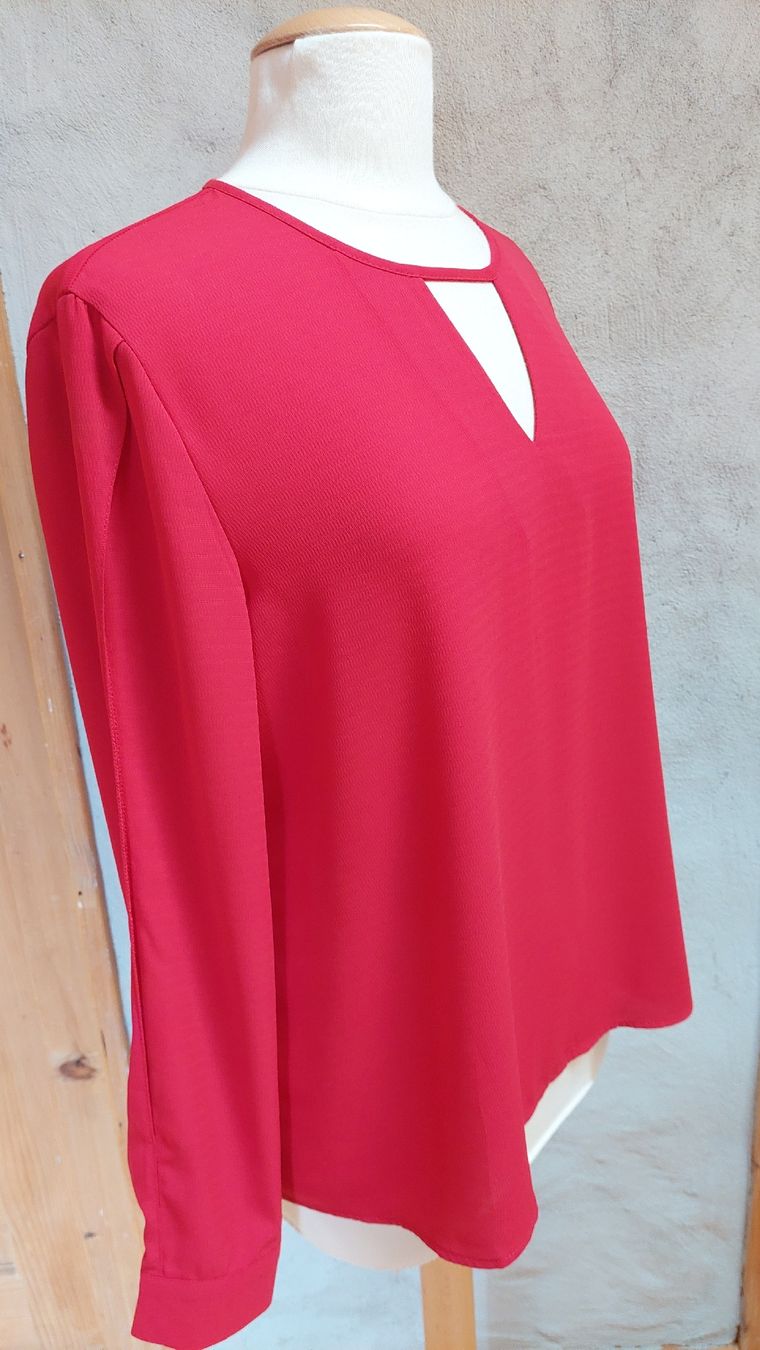 Camicette: Belle blouse rouge, taille L – Nuovo (secondo la descrizione) da Marsens venduto da fripe-milodon 1