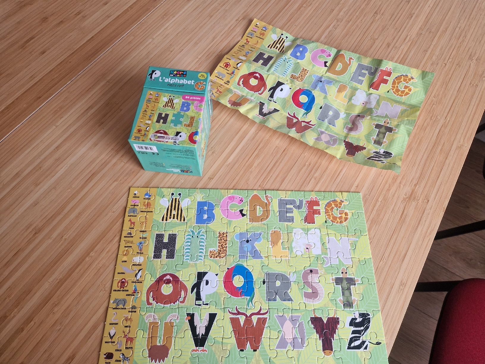 Puzzle: puzzle alphabet – Usato da Chavannes pres renens venduto da Scbel