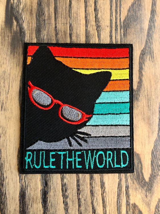 15x Katzen Aufbügelpatch - Niedliche Stickerei Für Kleidung & Jeans