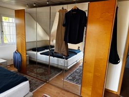 Kleiderschrank Holz mit Spiegelfront guter Zustand