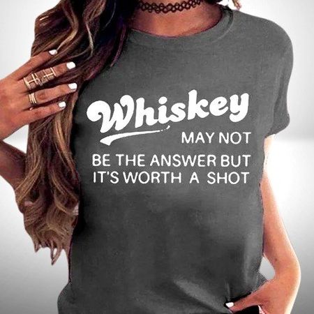 🍹 Lustiges Whiskey-T-Shirt für Damen 🍹💫