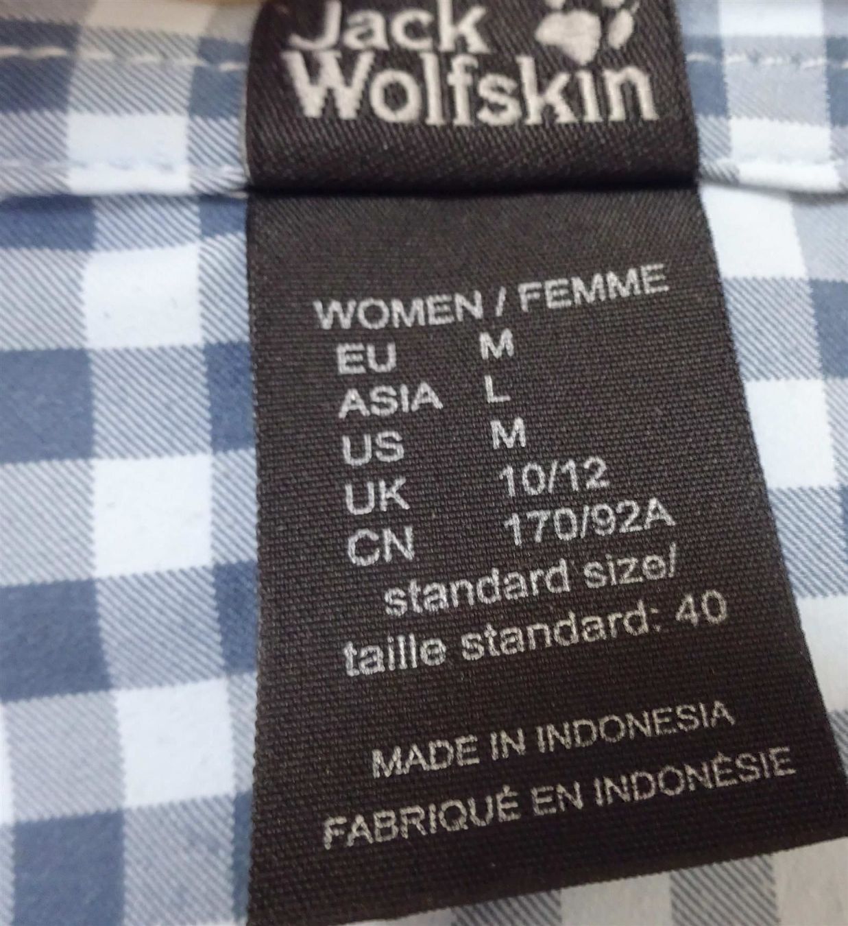 Jack Wolfskin Camicette: Jack Wolfskin - Funktionsbluse - blau - Grösse M – Usato da Zofingen venduto da Justizia_01 1