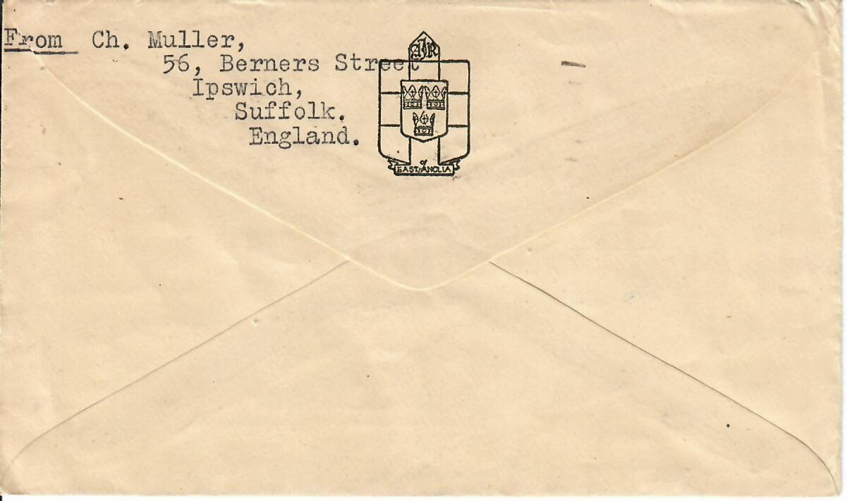 Tutti i francobolli: Brief, England 1949 – Usato da Hochdorf venduto da Ziegel-16 1