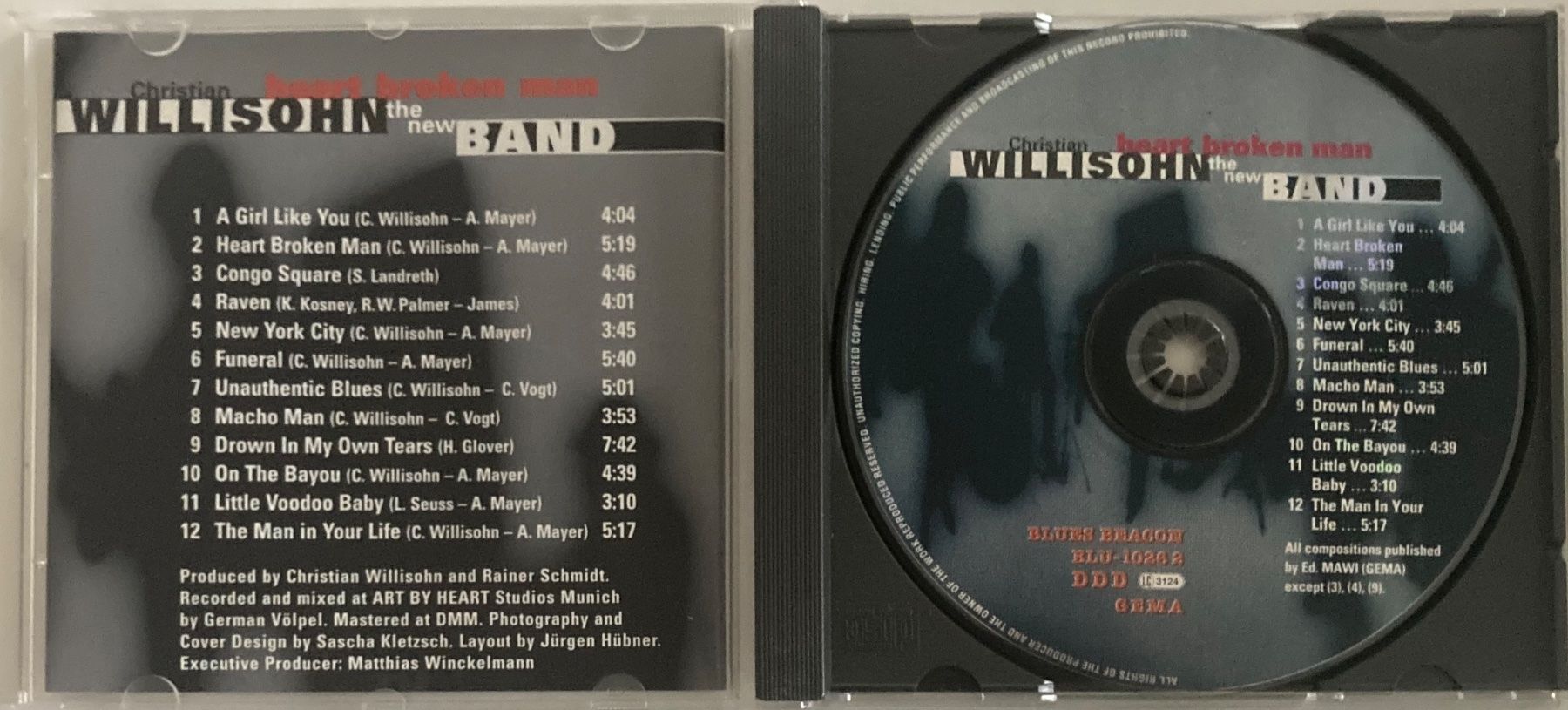 CDs: CHRISTIAN WILLISOHN - HEART BROKEN MAN – Gebraucht aus Poliez-Pittet von Newtown-Records 2