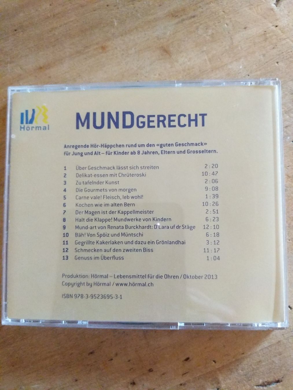 Livres audio: Hörbuch CD "Mundgerecht" für Kinder – D'occasion à Oberdiessbach par melvinj 1