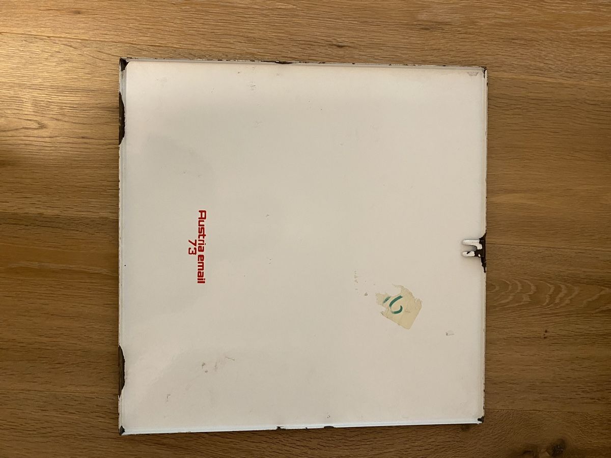Coca-Cola Insegne: Coca Cola Emailschild Schild Email Original 1973 – Usato da Castasegna venduto da duck007 1