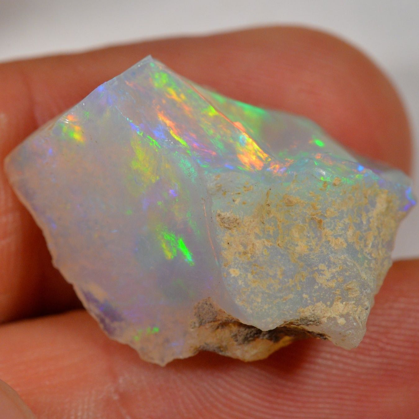 Edelsteine: 21.9 Karat - Roher Äthiopischer Welo Opal – Neu (gemäss Beschreibung) aus Rüti ZH von DeinOpal 4