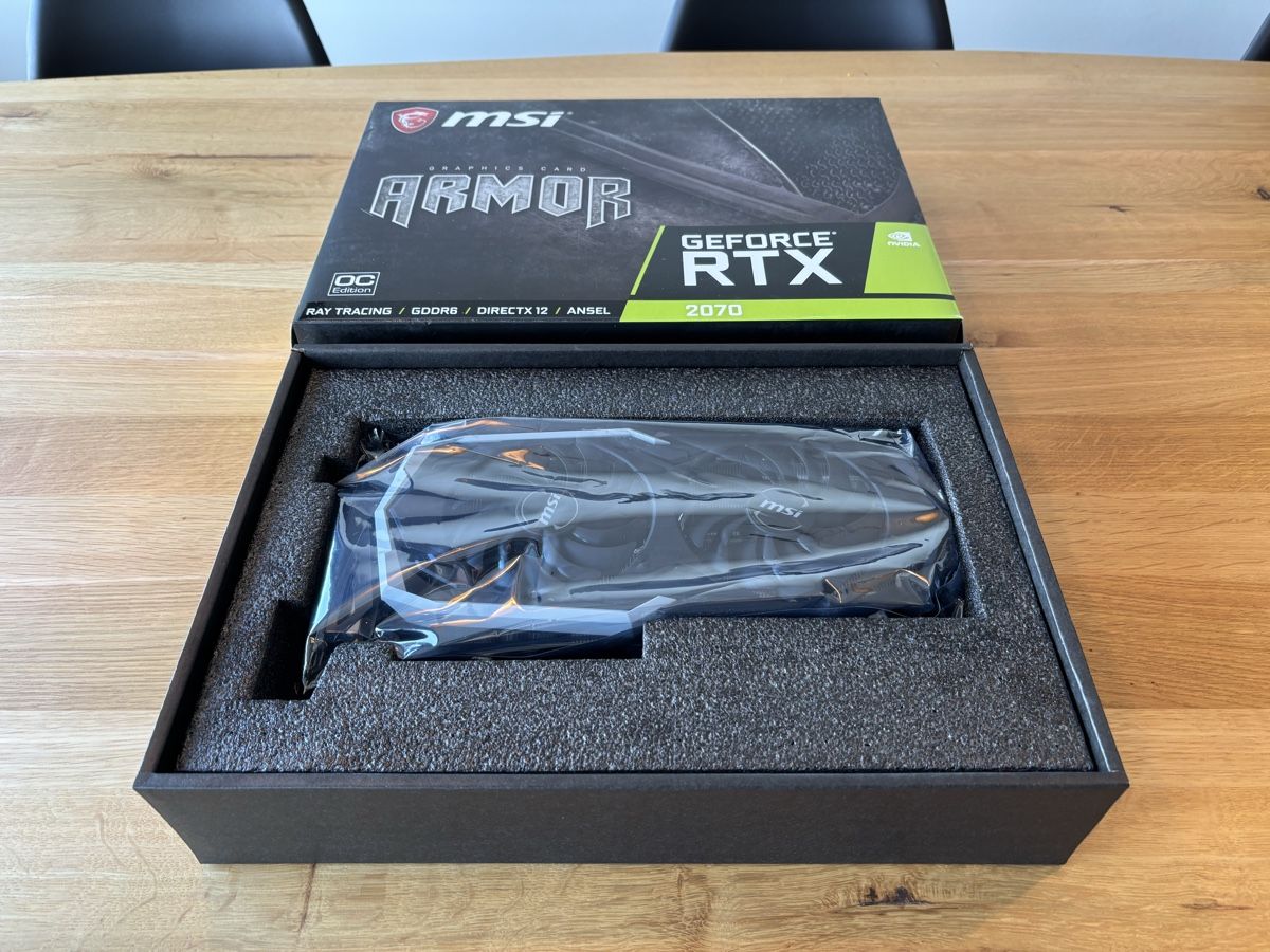 MSI Schede grafiche: MSI GeForce RTX 2070 Armor 8G, neuwertig! – Usato da Zürich venduto da Blinddarm 1