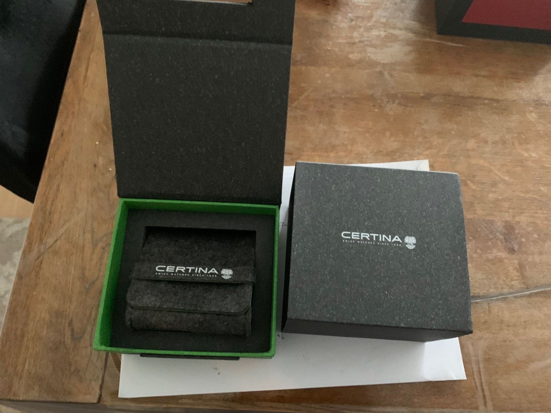 Certina Scatole porta orologi: Certina ORIGINAL - WATCH BOX VINTAGE !!! – Usato da Emmen venduto da newdeal1970 1