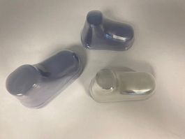 Formen für Baby schuhespanner aus transparentem Kunststoff .