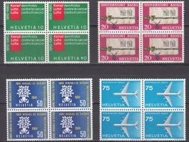 SBK 351 - 354 im 4er-Block postfrisch