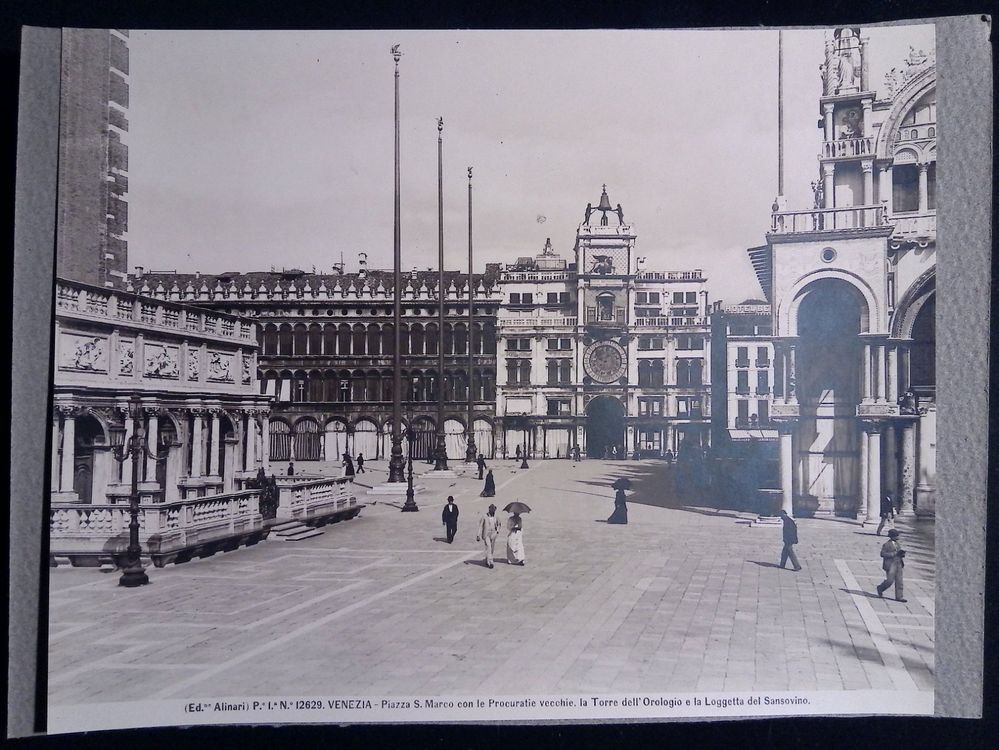 Venedig Italien um 1900 Antikes Foto Ed. Alinari Grossf. (Gebraucht) in ...