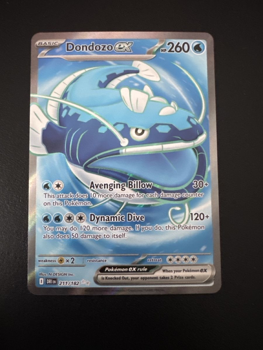 Dondozo ex Full Art - Destined Rivals (211/182) EN (Neu und ...
