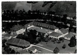 Winterthur, Fachschule Hard, Flugaufnahme, gelaufen 1957