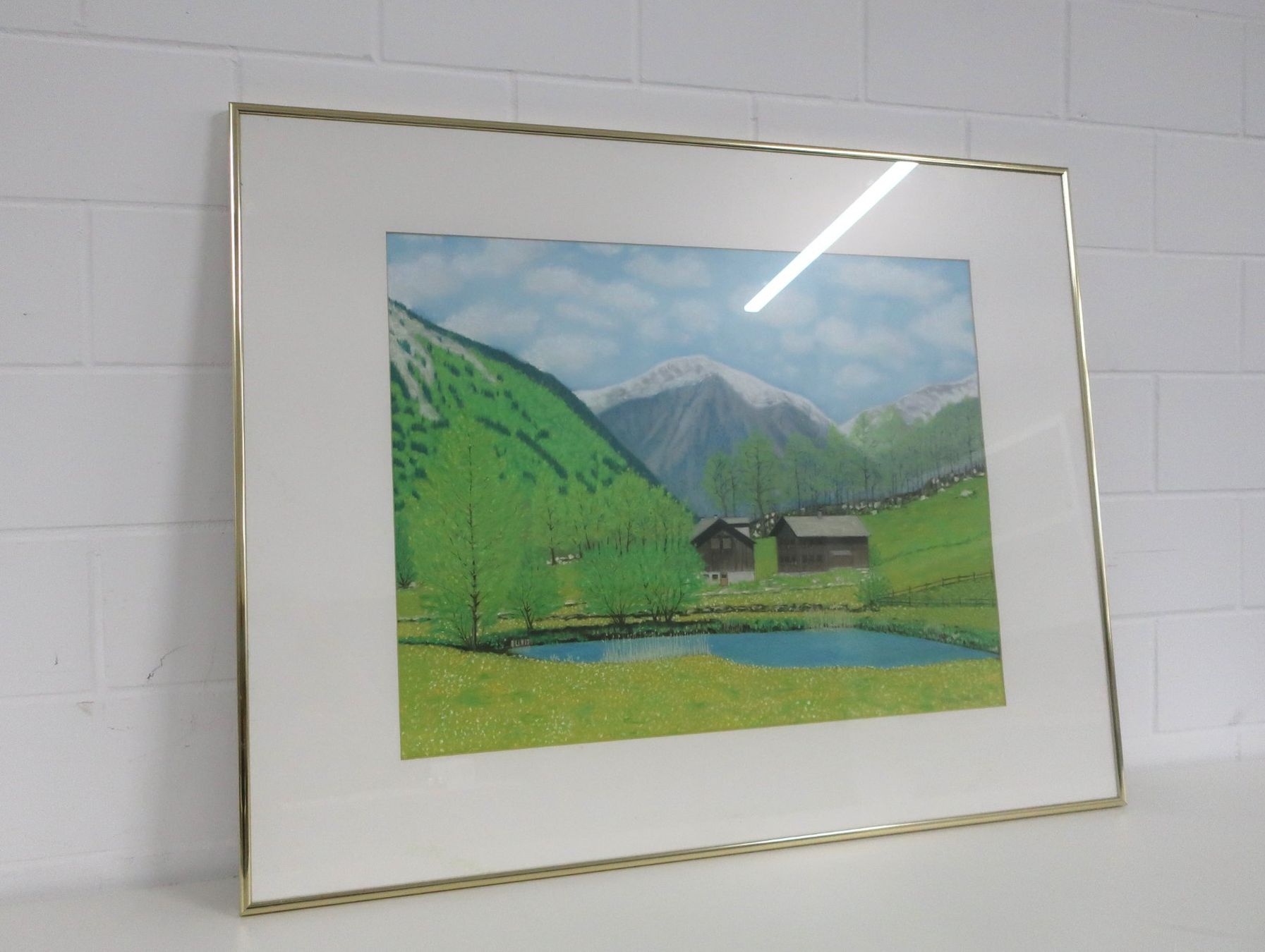 Dipinti: Äschiseeli bei Elm Eugen Zilioli – Usato da Volketswil venduto da brockipfannenstil 3