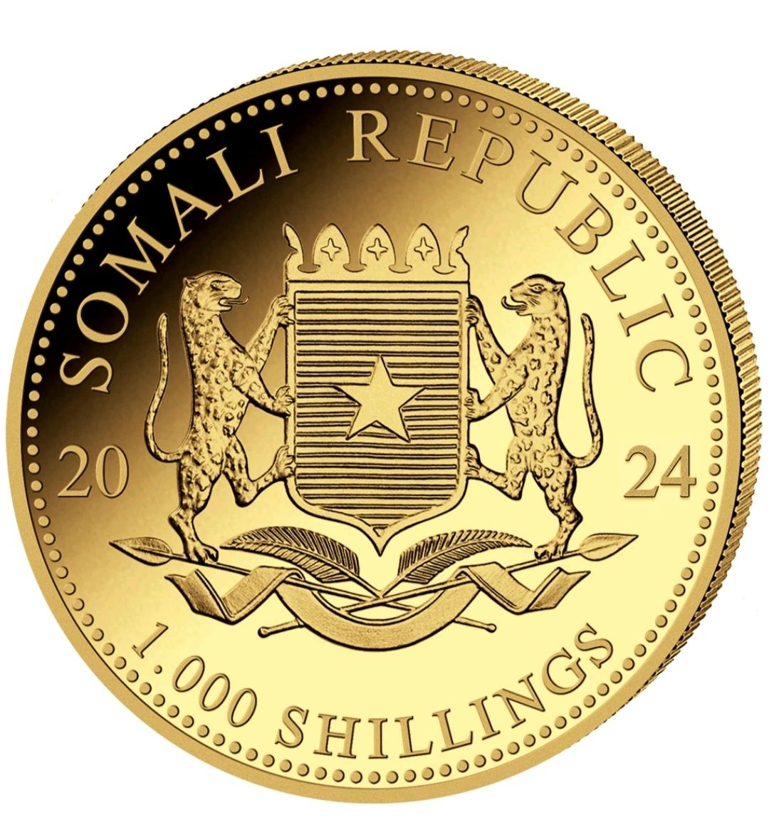 Tutti le monete: 1 Oz Gold Somalia Leopard 2024 – Usato da Leibstadt venduto da Oxygen73 1