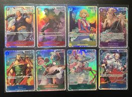One Piece 8 SR Karten Lot 28 