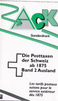 Die Posttaxen im Inland und Ausland