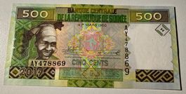 Guinea 500 Cents 2017 Neuwertig