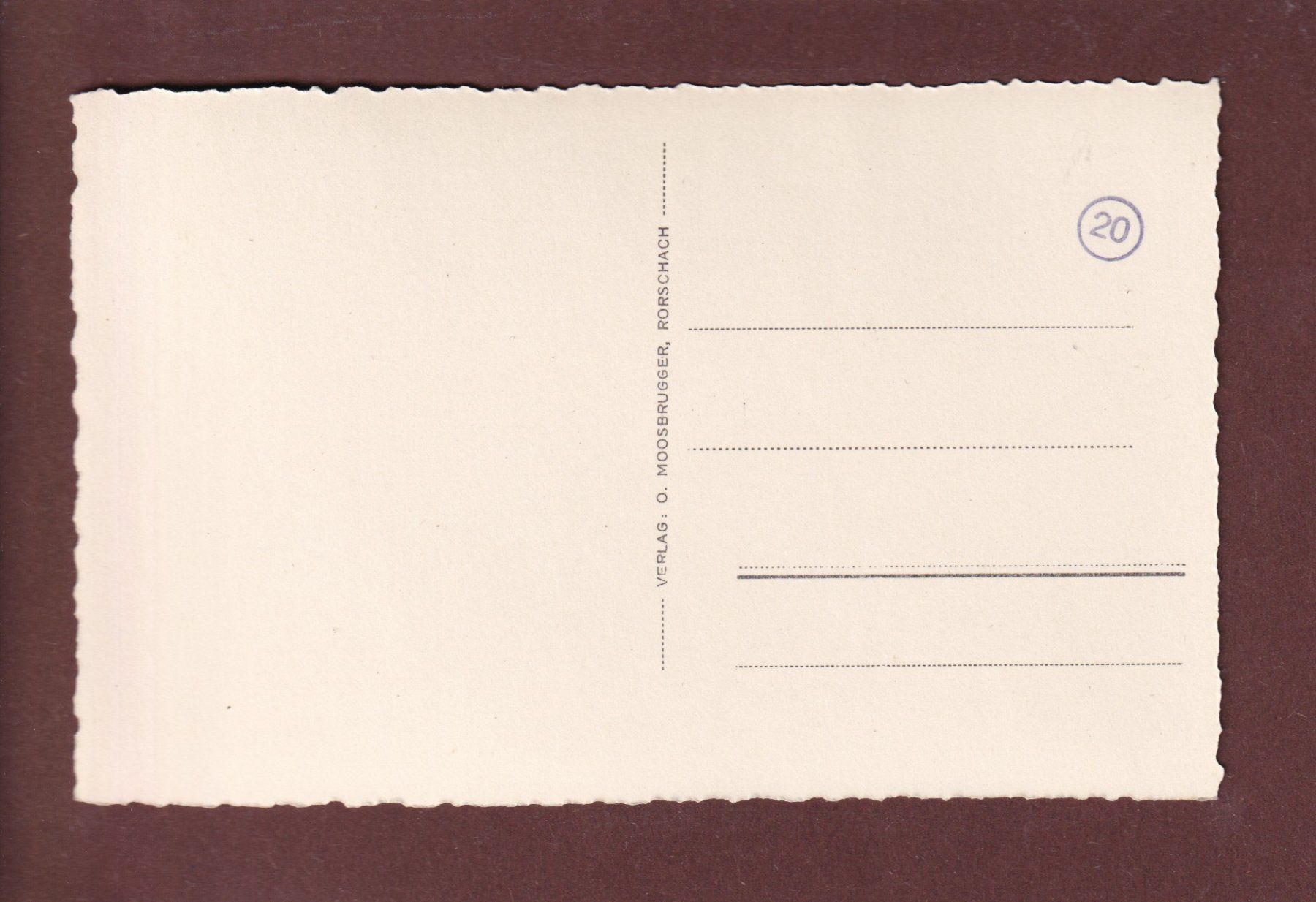 Cartoline postali: RORSCHACH - Seminar Mariaberg - Speisesaal – Usato da Pully venduto da nicecards 1