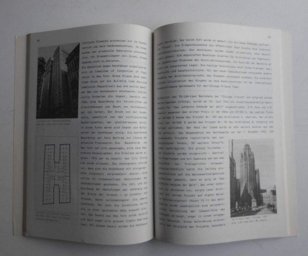 Libri: Hundert Jahre Hochhäuser. 1984. – Usato da Basel venduto da Domba 3