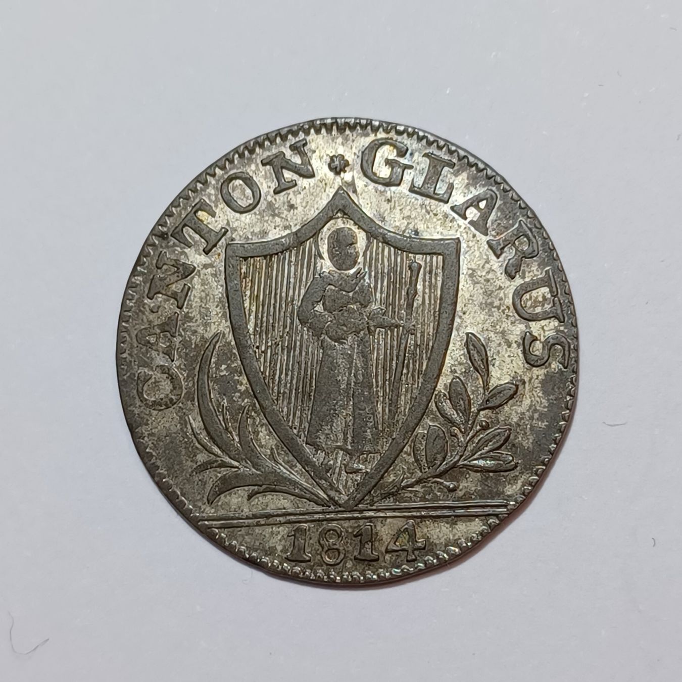 Alle Münzen: 3 Schillinge 1814 Glarus – Gebraucht aus Pfäffikon ZH von Schweizer_Muenzen