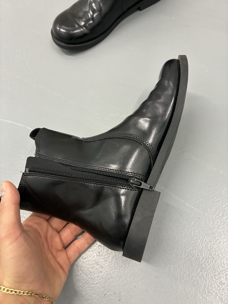 Zara Scarpe per ragazze: Zara Black Leather Ankle Boots - 36 – Usato da Bern venduto da wisemagpie 4