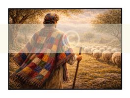 A4 Druck auf 120gr Kunstpapier - Joseph's Mantel - Bibel