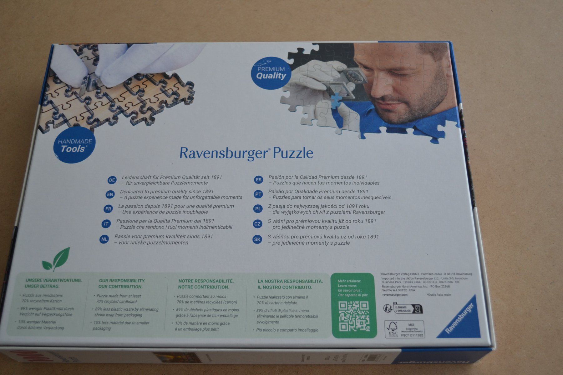 Ravensburger Puzzle: Puzzle 1000 Teile - Amsterdam – Usato da Kölliken venduto da Knorrli58 3