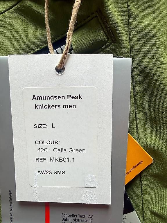 Hosen: Amundsen Peak Knickers Herren  Neu  Gr. L  – Gebraucht aus Sursee von pilatus.sport 3