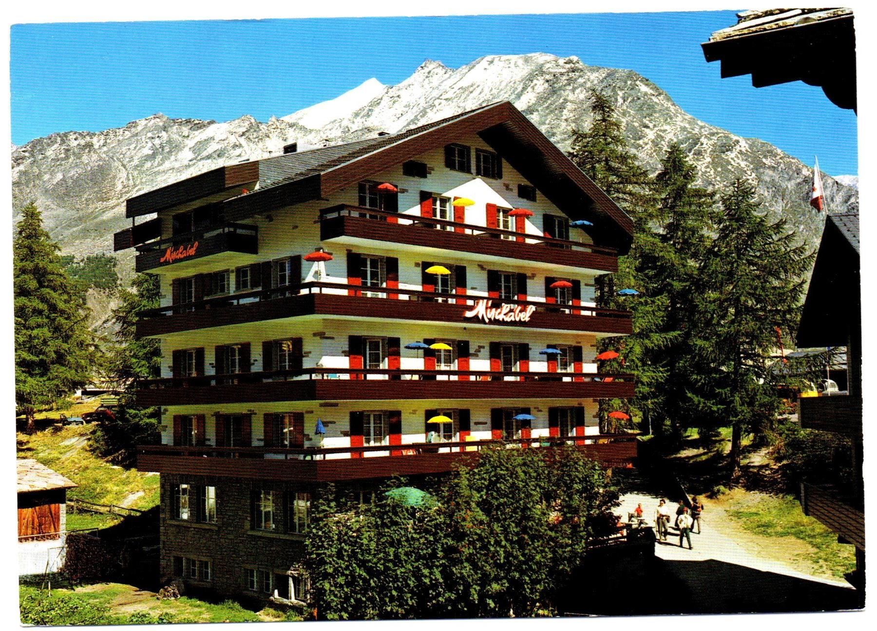 Cartoline postali: SAAS-FEE Hotel Restaurant Mischabel - Propr. Erich Bumann – Nuovo (secondo la descrizione) da Jona venduto da philajona