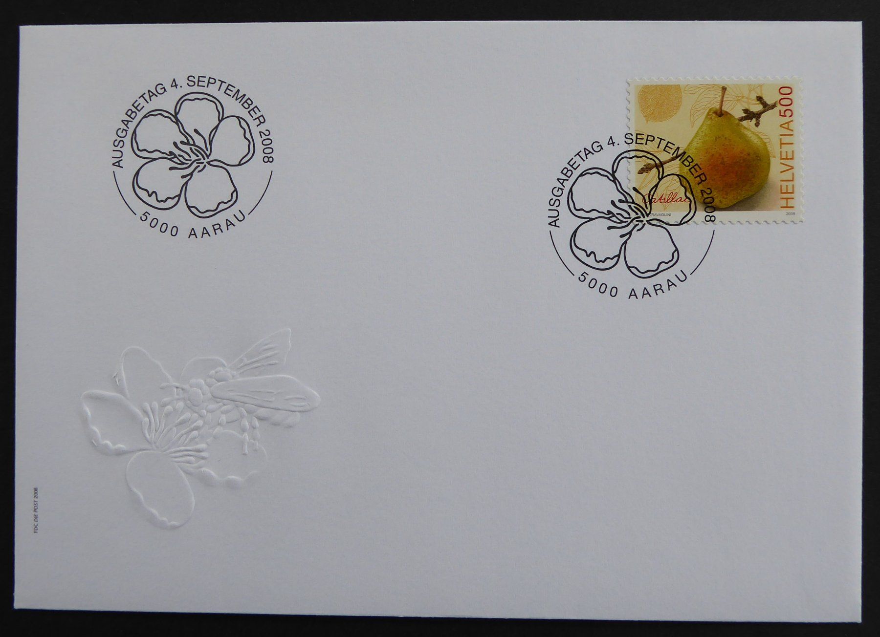 Alle Briefmarken: 2008 - CH - Znr. 1283 / Einzelwert - FDC - ES - 04.09.2008 – Gebraucht aus Holziken von Cindy003