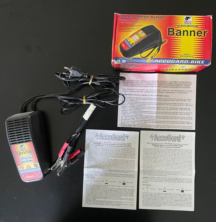 Batterieladegerät BANNER ACCUGard Bike Motorrad Ladegerät Kaufen auf