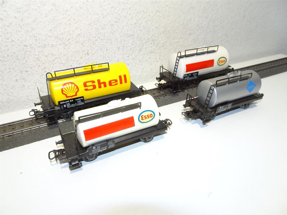 4 Märklin Güterwagen Kessel Shell HO (Gebraucht) in Luzern für CHF 25.9 ...