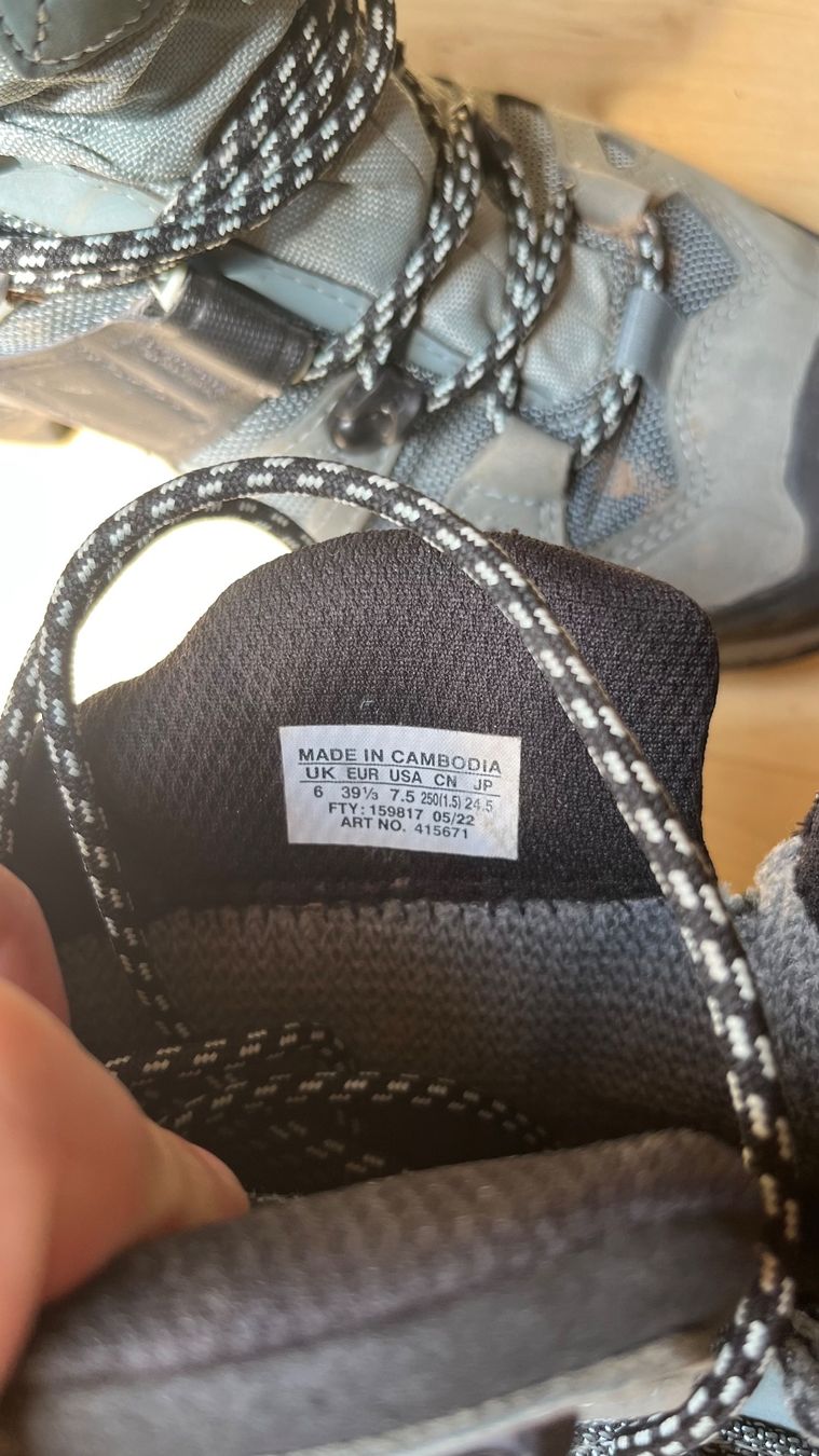 Salomon Scarpe da uomo: Wanderschuhe Salomon Quest 4D - Gore Tex – Usato da Basel venduto da kreokreo 2