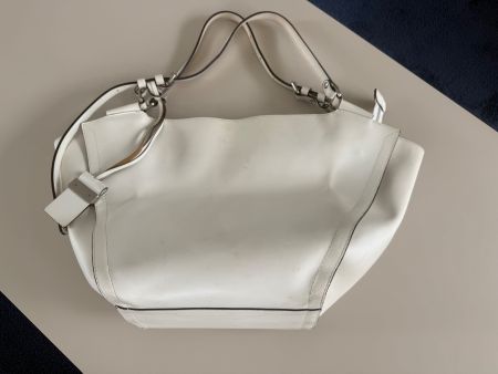 Gianni Chiarini Handtasche in Leder weiss ca. 45x30x16cm