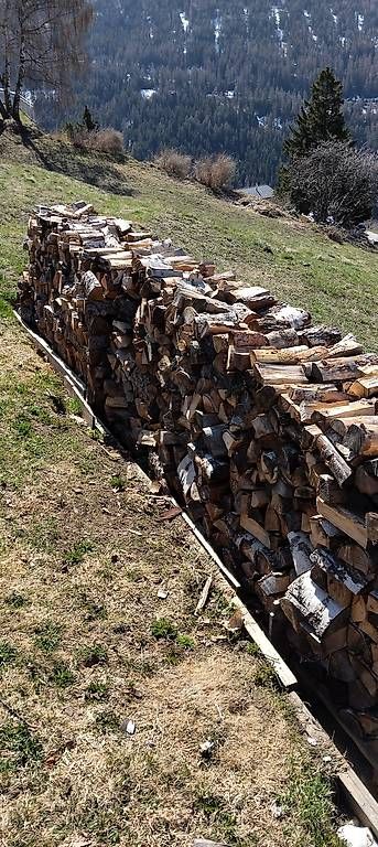 Articoli in legno: 5,5 stères de bois de feu à vendre – Usato da Mase venduto da olma24