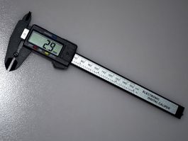 Messschieber, Schieblehre, 150mm, 0.01inch, 0,1mm